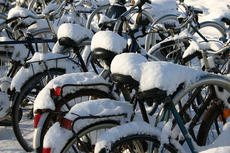 Im Winter kann es in den Niederlanden auch ordentlich schneien